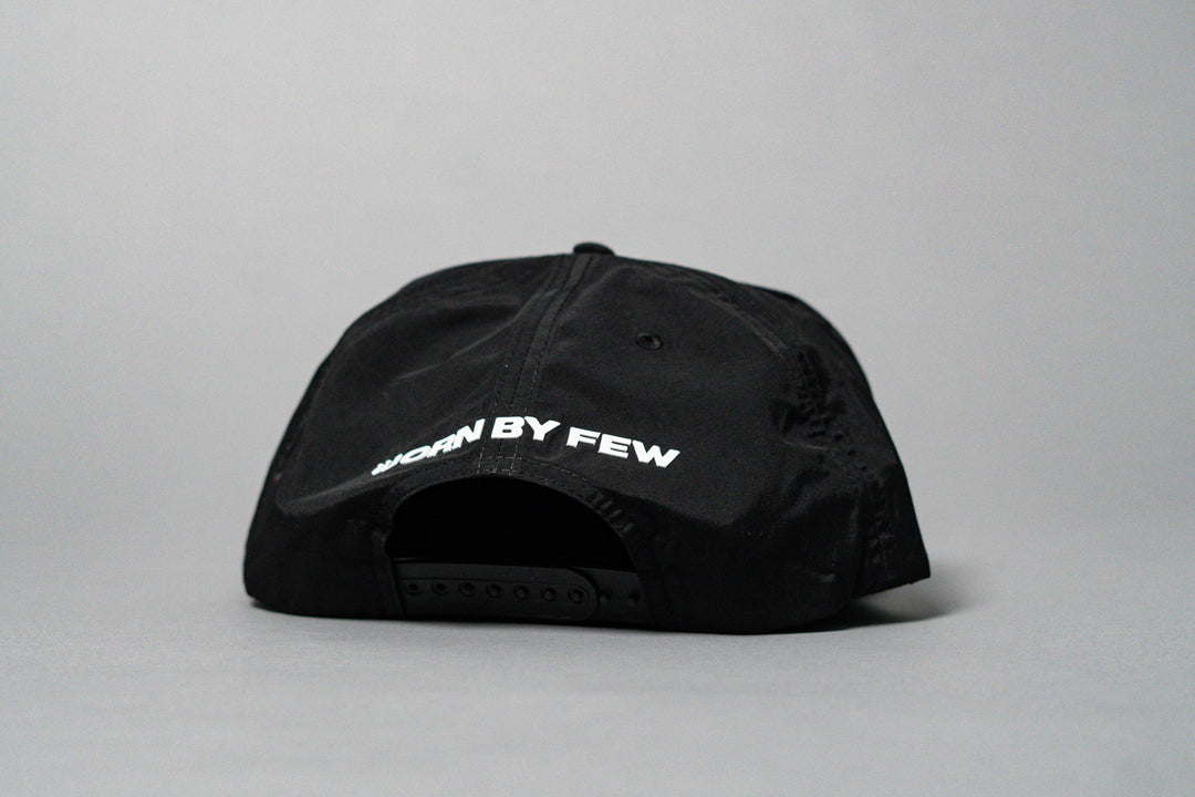 Worn By Few Black Performance Nylon Snapback